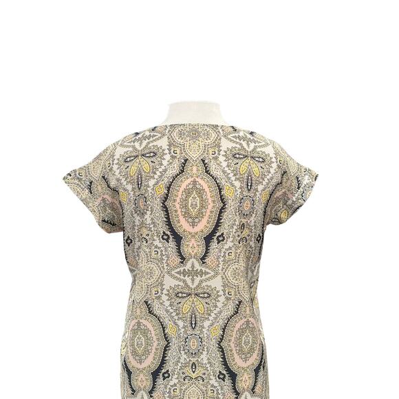 Philosophy Paisley Geo Print Shift Dress Size Small - Picture 8 of 9